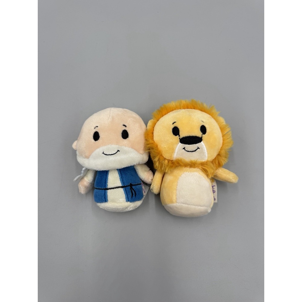 Hallmark Itty Bittys Noahs Ark Lion And Noah Plush Small 4 Inch Stuffed Toy